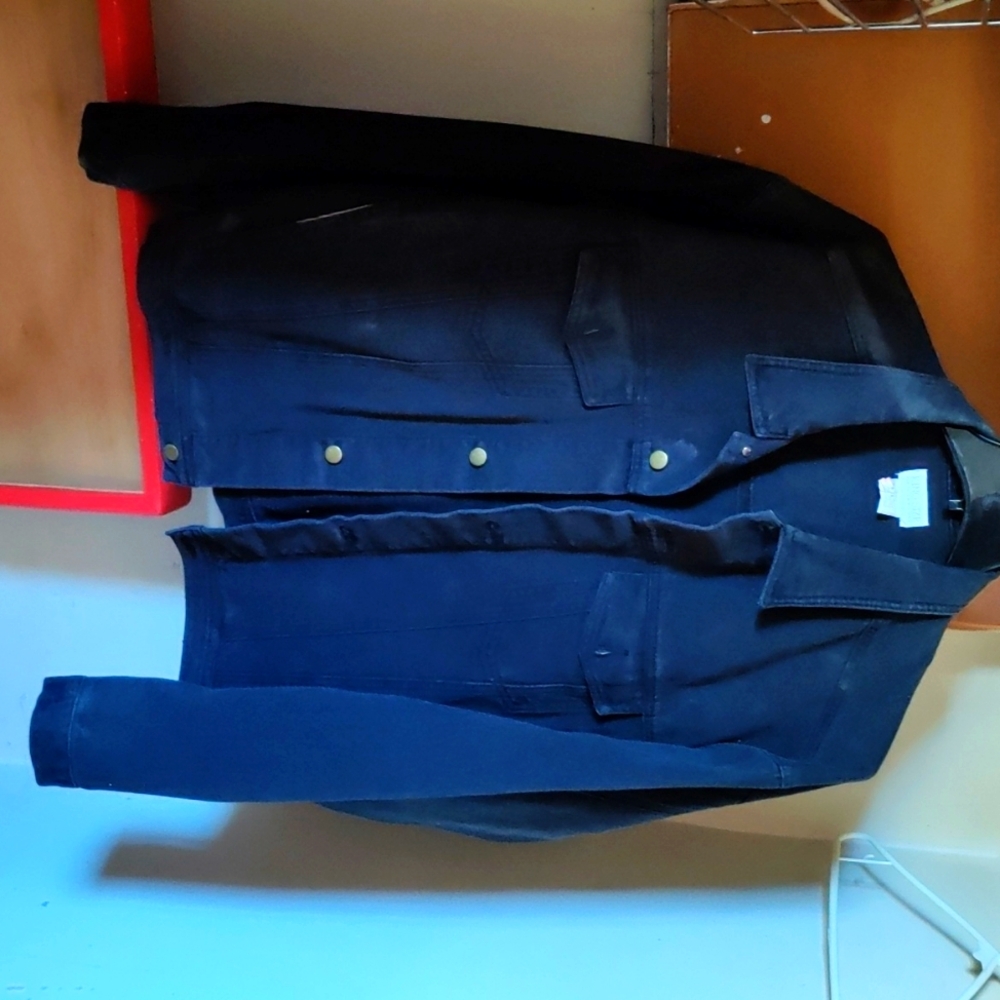 King Size Jean Jacket Black